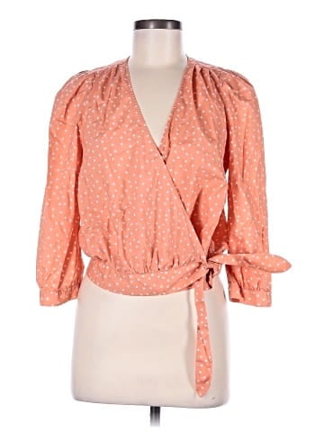 Madewell Wrap Top in Star Scatter (view 1)