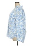 Ann Taylor Paisley Blue 3/4 Sleeve Blouse Size XXL - photo 5