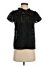 J.Crew Black Short Sleeve Blouse Size XXS - photo 1