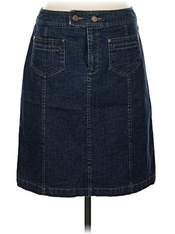 Tribal Denim Skirt (view 1)