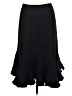 Metrostyle 100% Polyester Solid Black Formal Skirt Size 8 - photo 2
