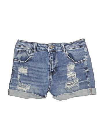 Wax Jean Denim Shorts (view 1)