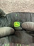 John Deere 100% Polyester Color Block Green Athletic Shorts Size 10 - 12 - photo 3