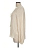 Blu Pepper 100% Polyester Solid Ivory Long Sleeve Blouse Size L - photo 5
