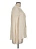 Blu Pepper 100% Polyester Solid Ivory Long Sleeve Blouse Size L - photo 4