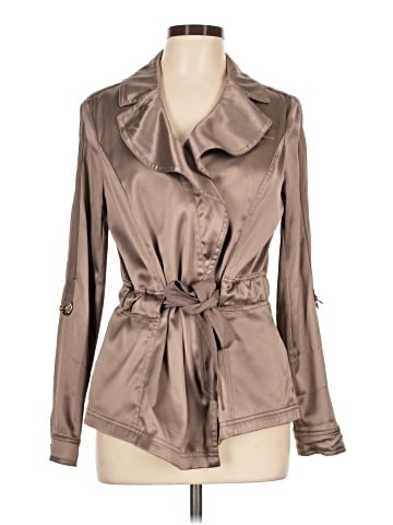 White House Black Market Trenchcoat (view 1)