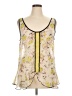 Bar III 100% Polyester Yellow Sleeveless Blouse Size XL - photo 1