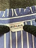 First Love 100% Polyester Stripes Blue Sleeveless Blouse Size L - photo 7