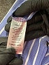 First Love 100% Polyester Stripes Blue Sleeveless Blouse Size L - photo 8