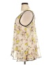 Bar III 100% Polyester Yellow Sleeveless Blouse Size XL - photo 5