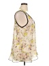 Bar III 100% Polyester Yellow Sleeveless Blouse Size XL - photo 4