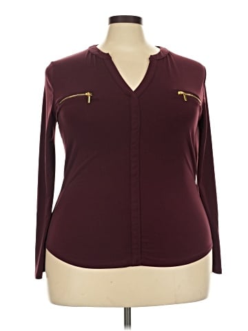 INC International Concepts Long Sleeve Blouse (view 1)
