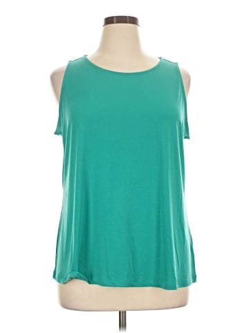 Susan Graver Sleeveless T-Shirt (view 1)
