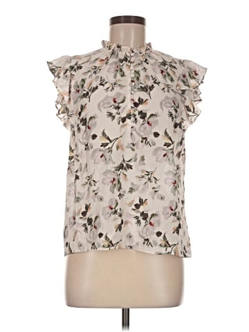 Rebecca Taylor Sleeveless Silk Top (view 1)