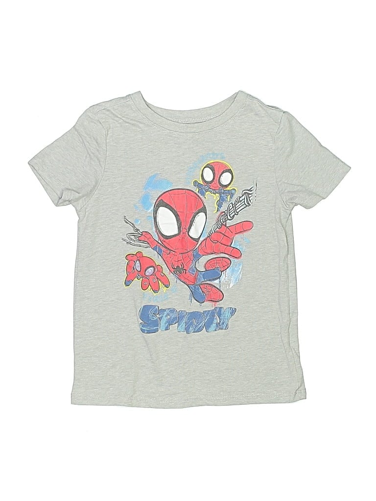 Pre-owned Marvel Kids' Short Sleeve T-shirt In Gray