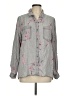 Billy T Floral Gray Long Sleeve Button-Down Shirt Size L - photo 1