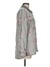 Billy T Floral Gray Long Sleeve Button-Down Shirt Size L - photo 4
