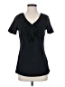 MONORENO Black Short Sleeve Top Size S - photo 1