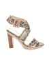 Coach Animal Print Ivory Sandals Size 6 - photo 1