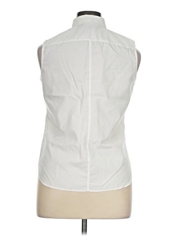 Lands' End Sleeveless Button-Down Shirt (view 2)