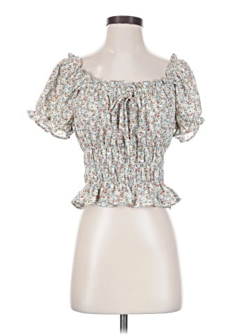 Papaya Short Sleeve Blouse (view 1)
