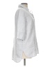 Ellen Tracy Silver 3/4 Sleeve Button-Down Shirt Size L - photo 4