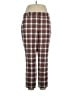 J.Crew Plaid Red Wool Pants Size 14 - photo 1