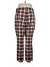 J.Crew Plaid Red Wool Pants Size 14 - photo 2