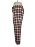 J.Crew Plaid Red Wool Pants Size 14 - photo 5