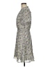 BCBGeneration 100% Polyester Floral Gray Casual Dress Size 8 - photo 5