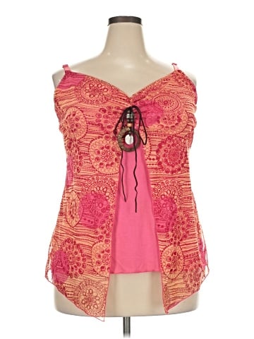 One Step Up Sleeveless Blouse (view 1)