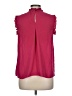 Max Studio 100% Polyester Burgundy Sleeveless Blouse Size L - photo 2