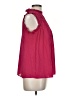 Max Studio 100% Polyester Burgundy Sleeveless Blouse Size L - photo 4