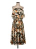 ASOS 100% Polyester Print Orange Cocktail Dress Size 4 - photo 1