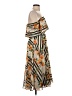 ASOS 100% Polyester Print Orange Cocktail Dress Size 4 - photo 4