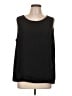 Chico's 100% Polyester Black Sleeveless Blouse Size L - photo 1