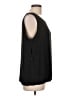 Chico's 100% Polyester Black Sleeveless Blouse Size L - photo 4