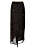 Express 100% Polyester Black Formal Skirt Size 7 - photo 1