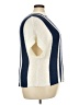 Mud Pie Stripes Ivory Sweater Vest Size XXL - photo 4
