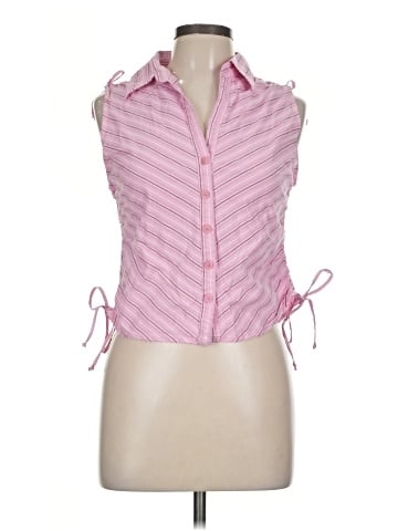 Jazzie Sleeveless Button-Down Shirt (view 1)