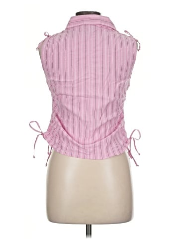 Jazzie Sleeveless Button-Down Shirt (view 2)