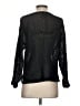 Chico's 100% Cotton Metallic Black Pullover Sweater Size Sm (0) - photo 2