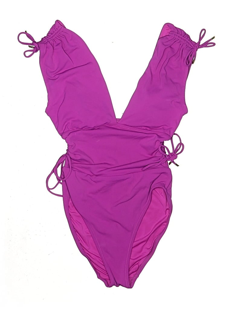 Pre-owned Robin Piccone One Piece Swimsuit In Purple