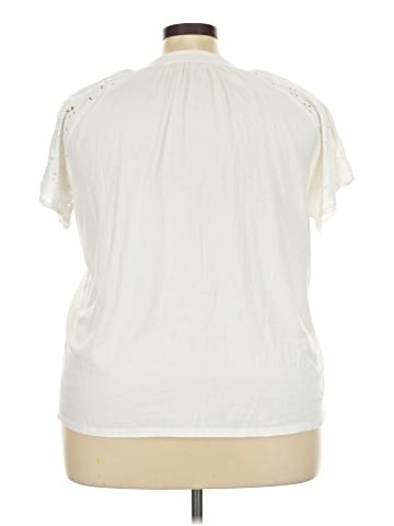 Ann Taylor LOFT Short Sleeve Blouse (view 2)
