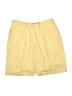 Assorted Brands Solid Yellow Khaki Shorts Size 14 - photo 1