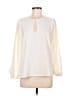 J.Crew 100% Polyester Ivory 3/4 Sleeve Blouse Size M - photo 1