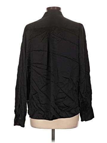 Elie Tahari Long Sleeve Silk Top (view 2)