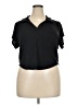 Old Navy Black Short Sleeve Blouse Size XXL - photo 1