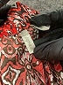 Japna 100% Polyester Paisley Red Casual Pants Size S - photo 7