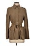 Max Mara 100% Silk Brown Tan Jacket Size 4 - photo 1